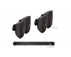 Акустическая система 4 настенные динамика ATEO6х4 Audac 240Вт